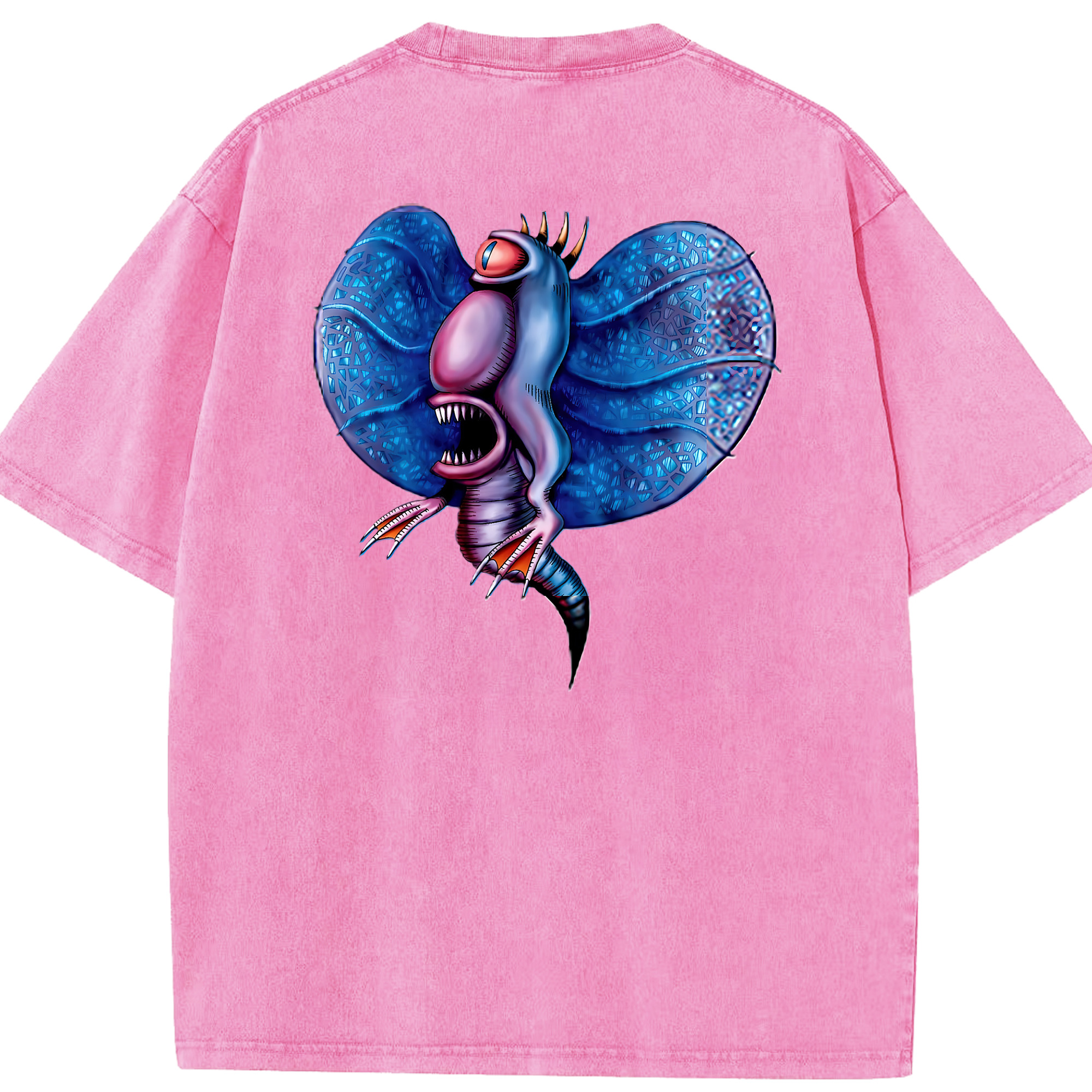 （画像用） 遊☆戯☆王 Yu-Gi-Oh! 綿100% ヴィンテージ風 半袖Tシャツ（背面プリント）